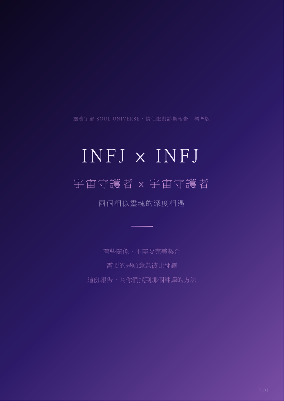 靈魂情感指南報告內頁預覽